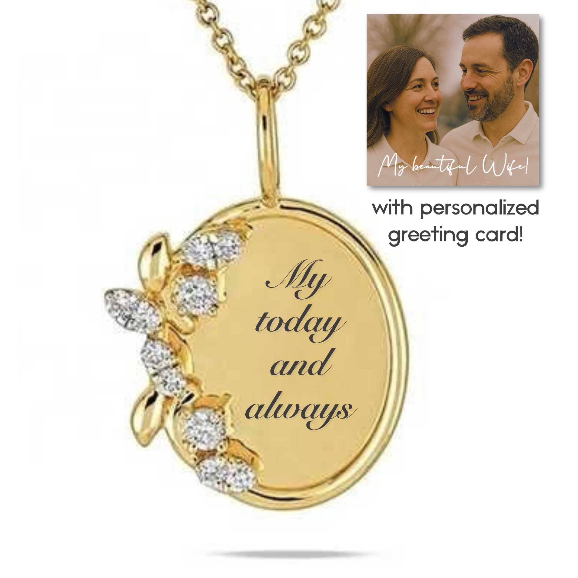 “My Today and Always” Necklace For Wife or Girlfriend | S925