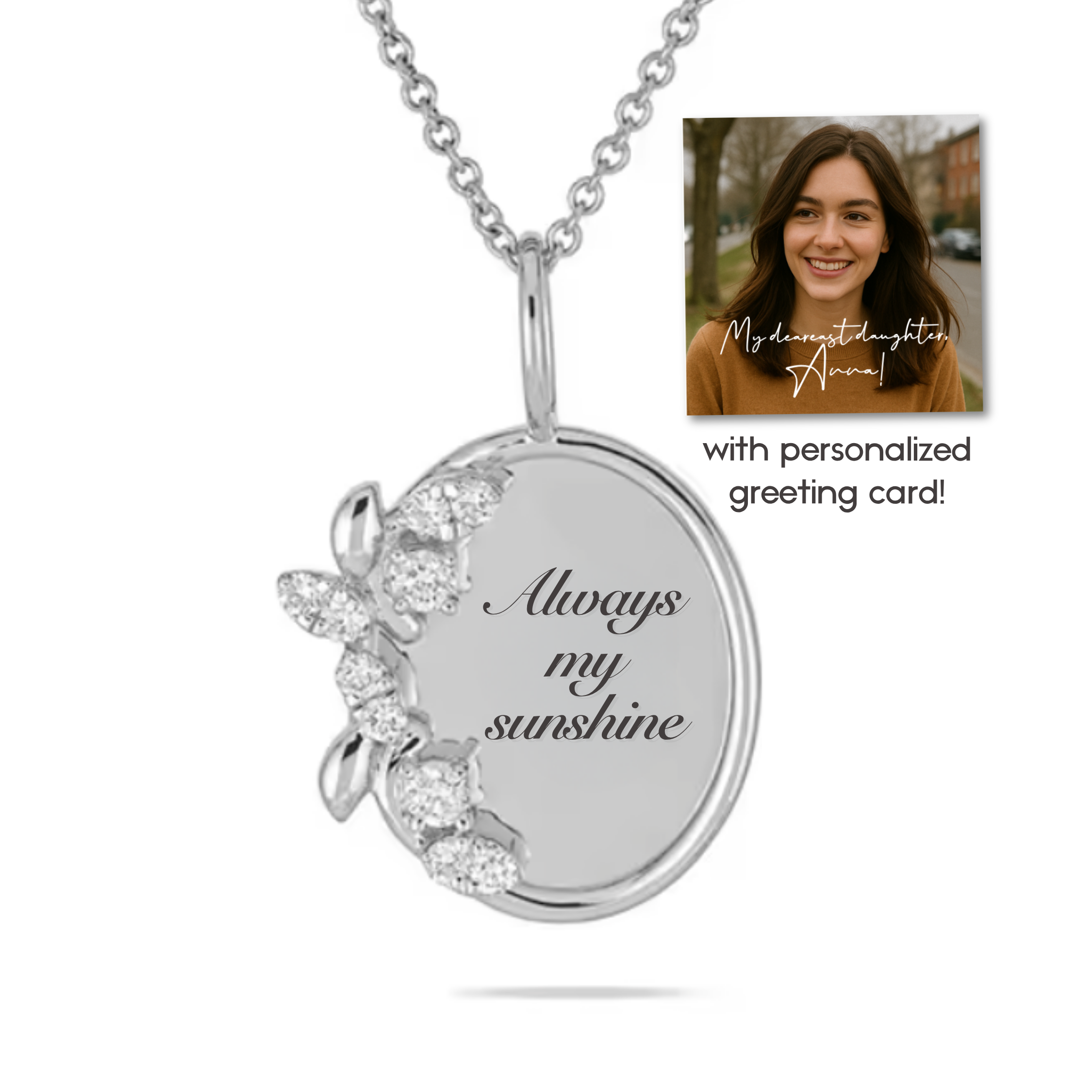 “Always My Sunshine” Necklace For Daughter | S925