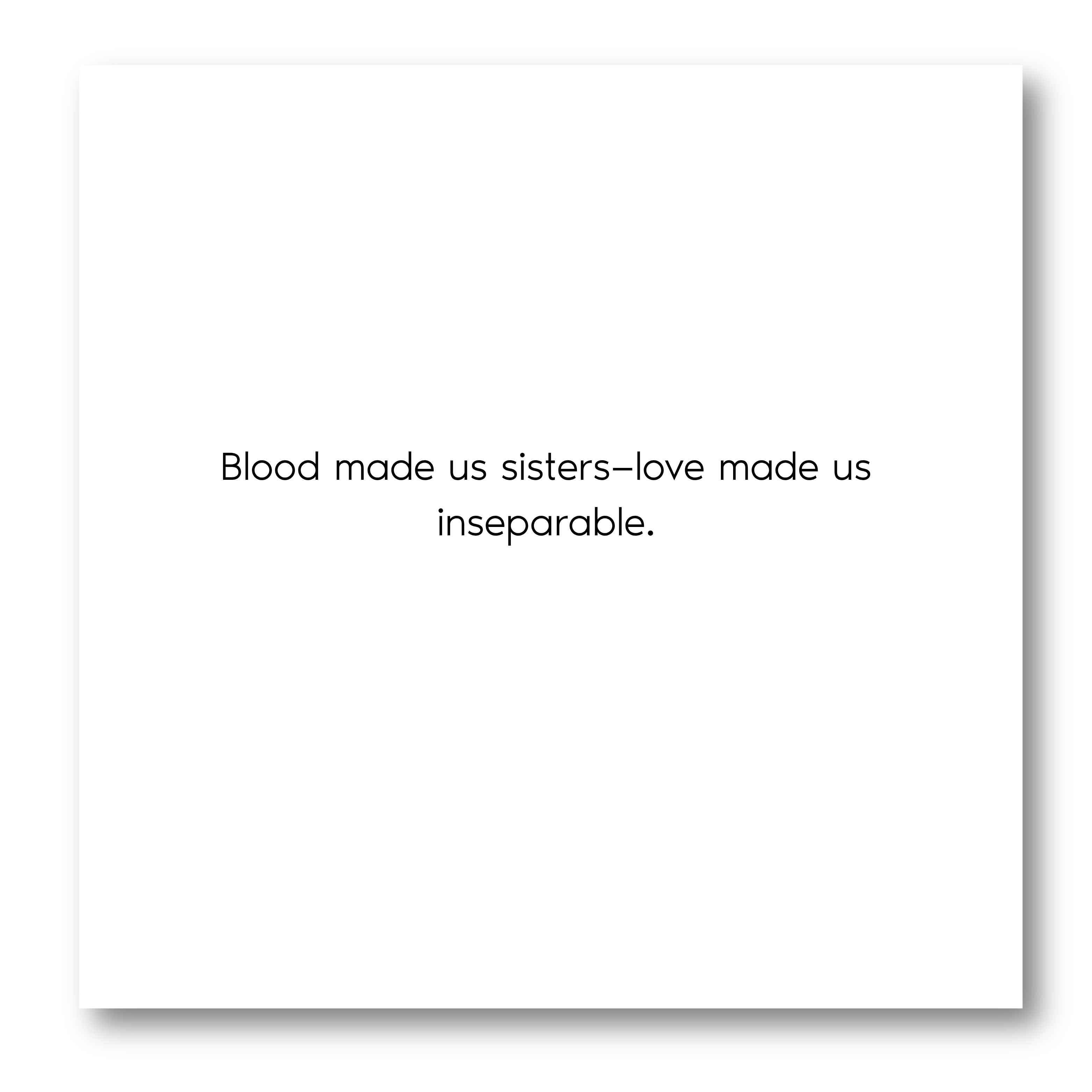 “Sisters by Heart” Necklace For Sister or Bestie | S925