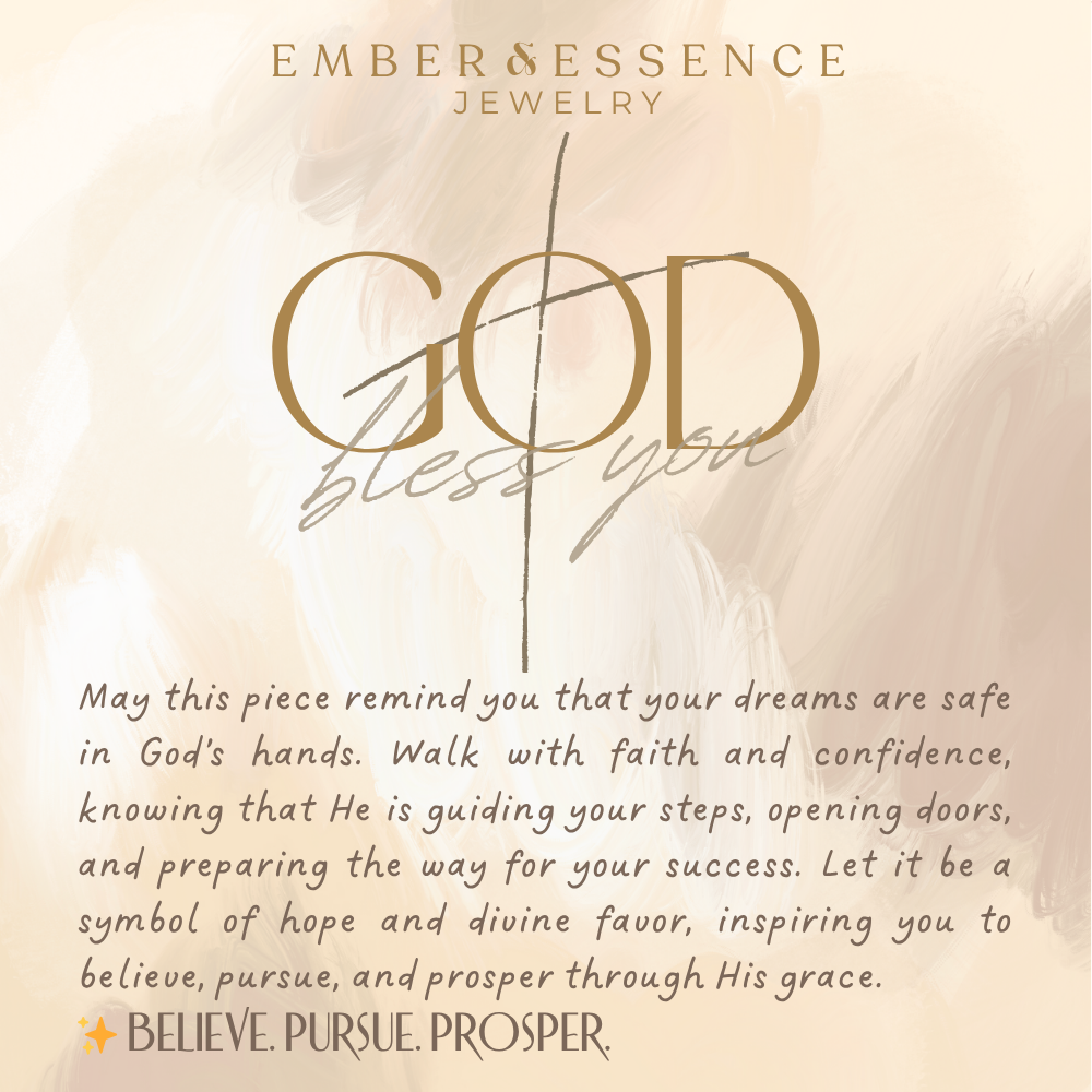 "Blessed Beyond Measure" Custom Name Necklace | Ephesians 3:20
