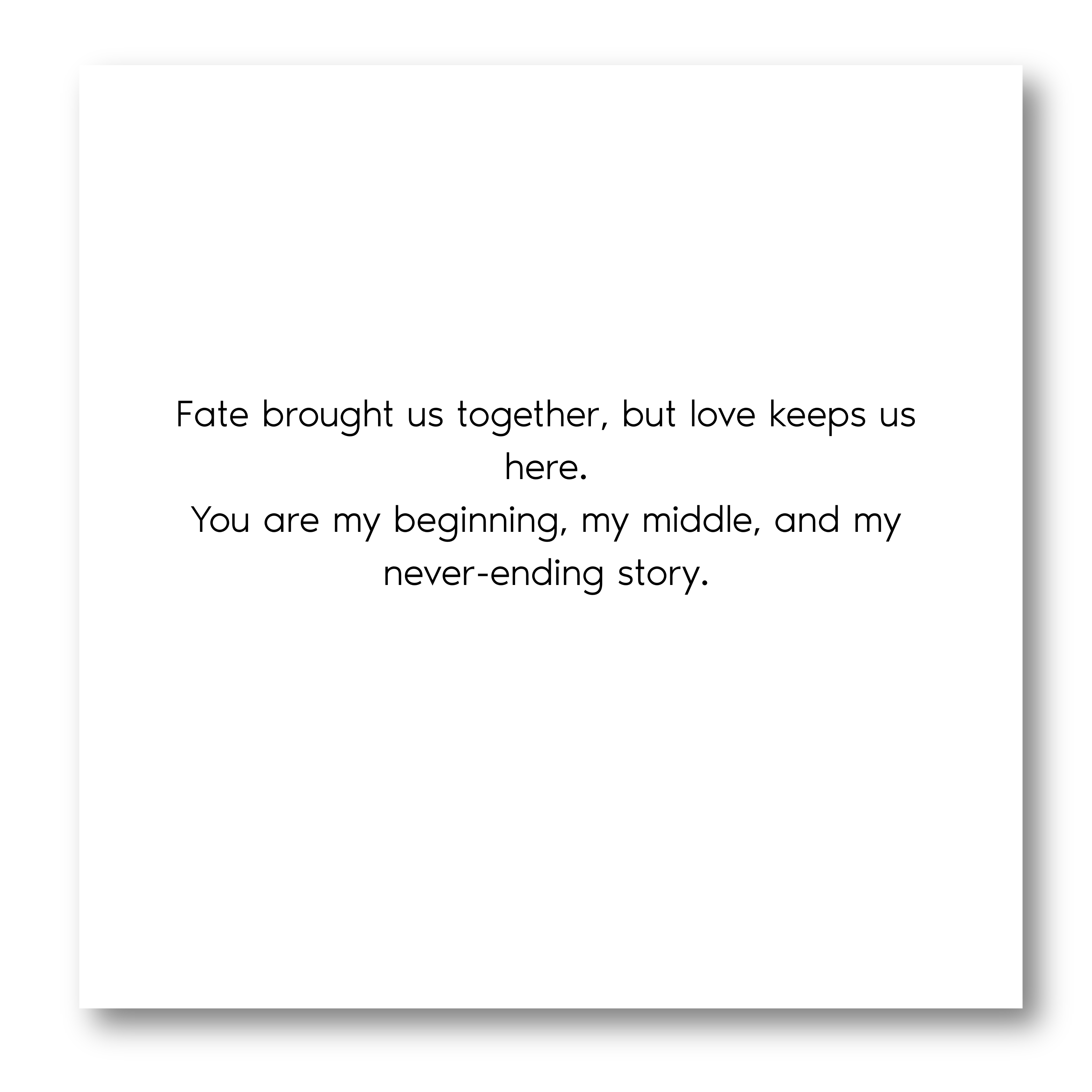 “You and I, perfectly meant to be” Necklace For Wife or Girlfriend | S925