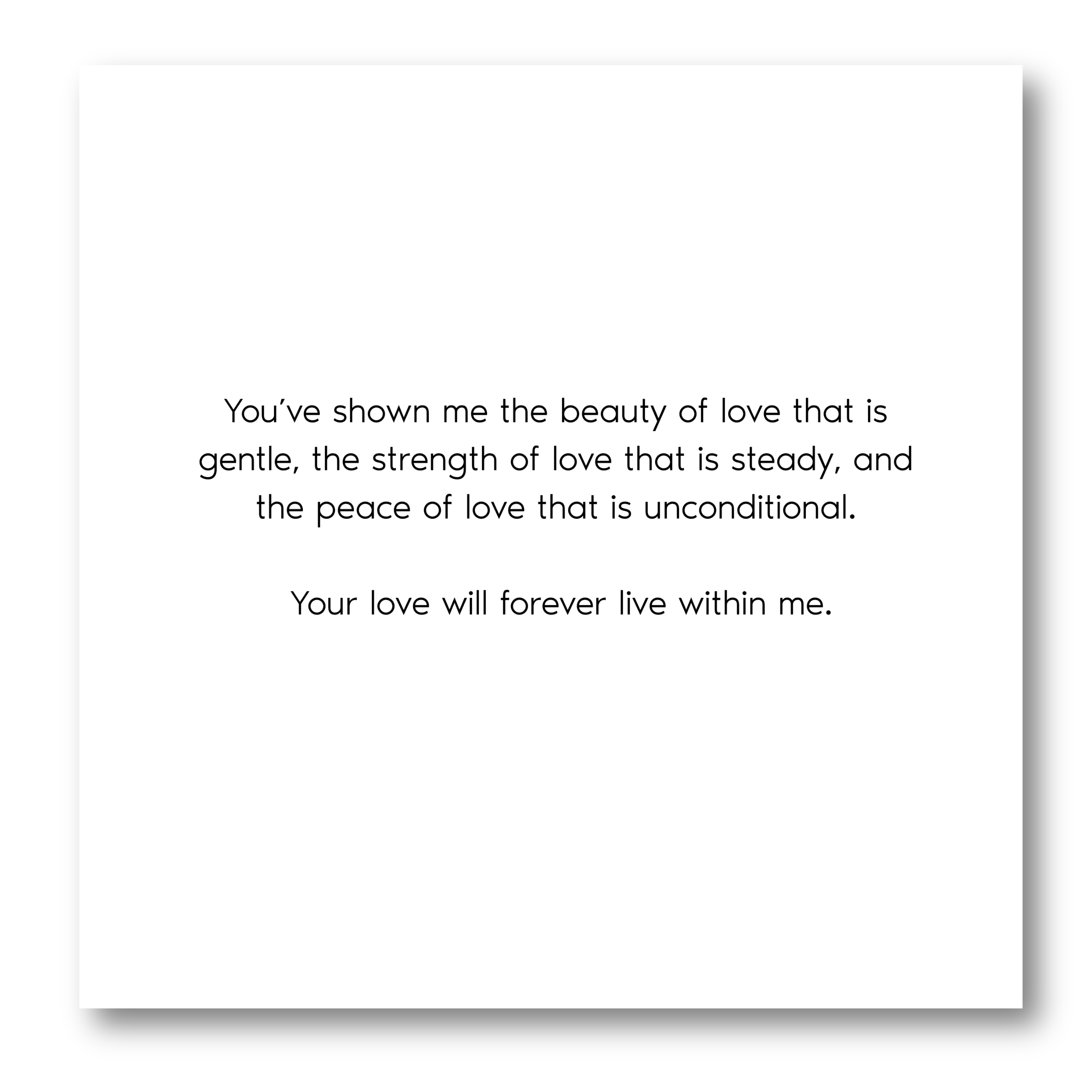 “A love like yours lasts forever” Necklace For Mom | S925