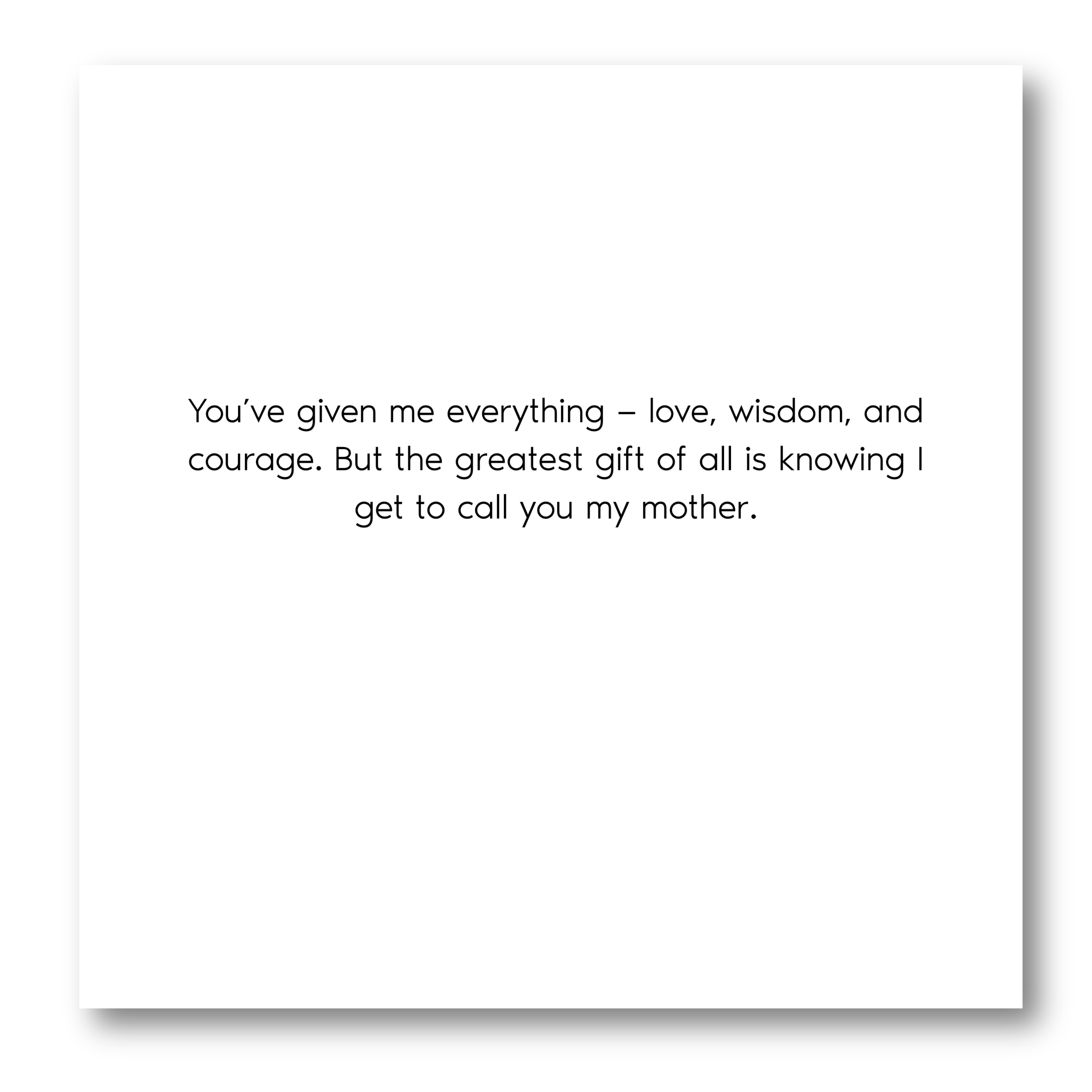 “My greatest gift calls me Mom” Necklace For Mom | S925