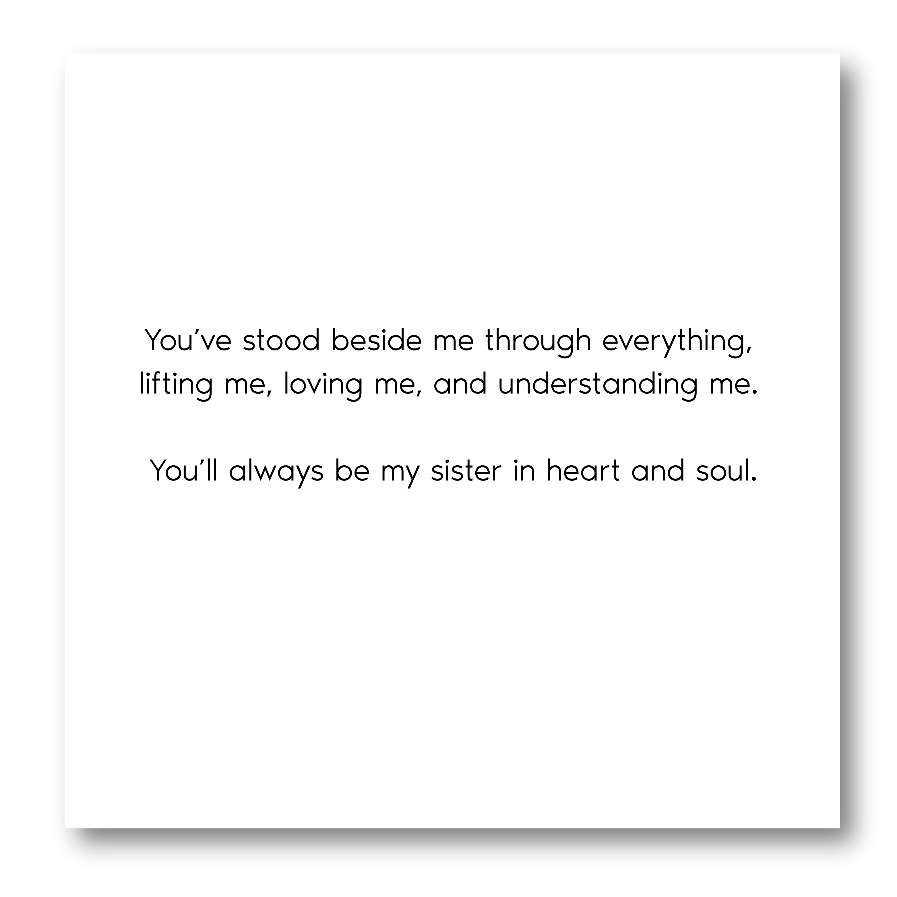 “Always my friend, forever my sister” Necklace For Sister or Bestie | S925