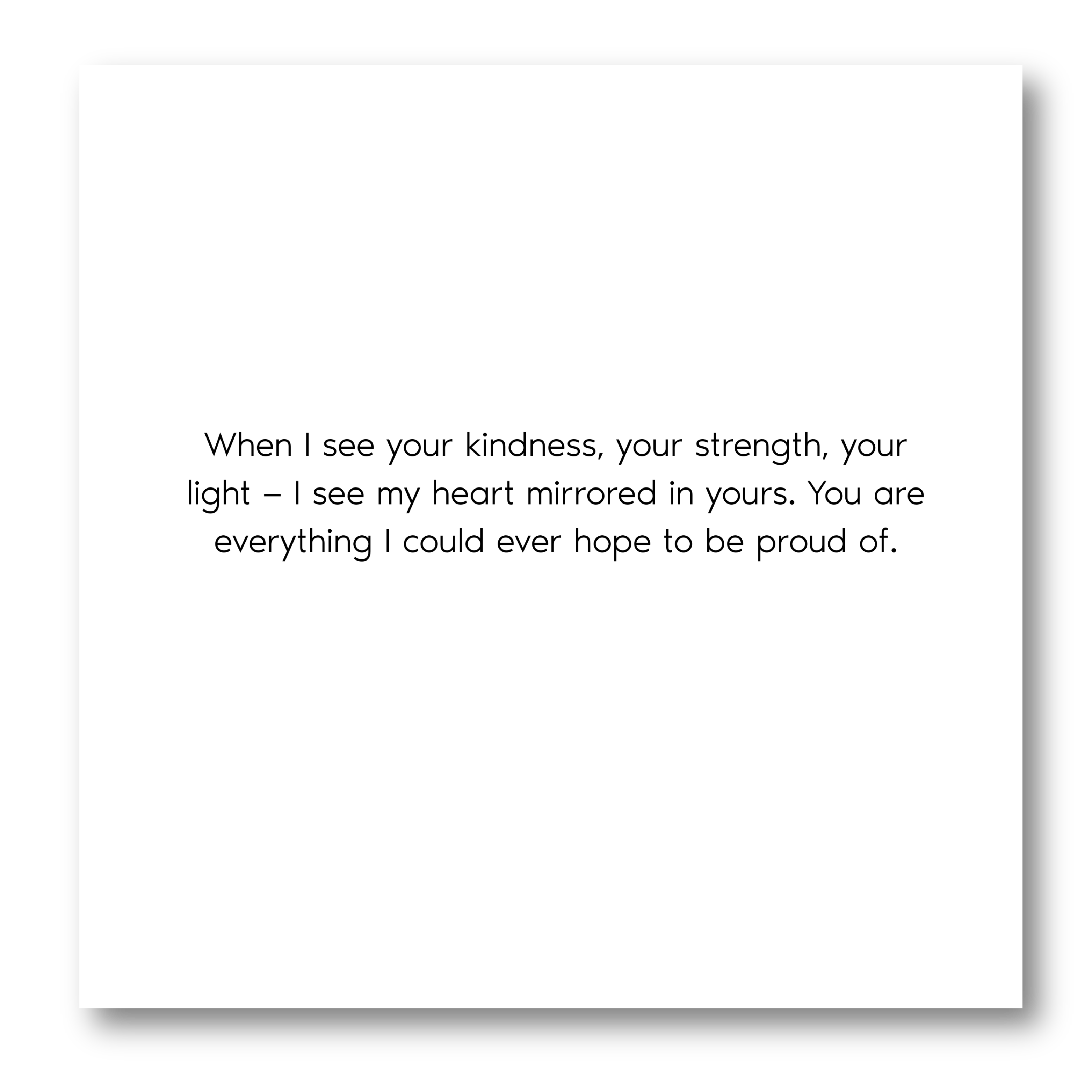 “You Are My Heart’s Reflection” Necklace For Daughter | S925