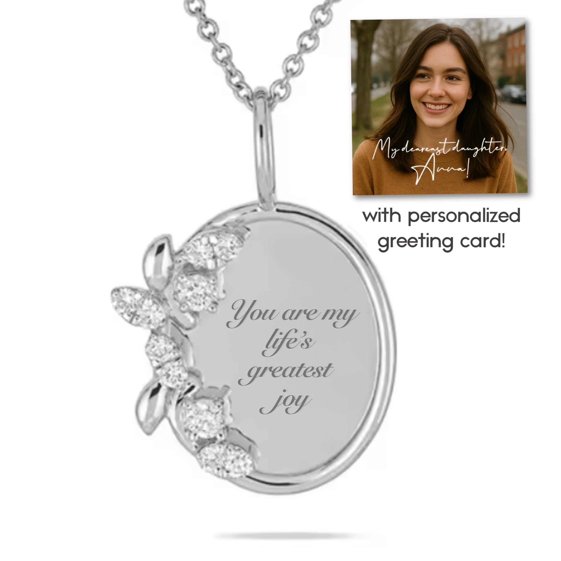 “You Are My Life’s Greatest Joy” Necklace For Daughter | S925