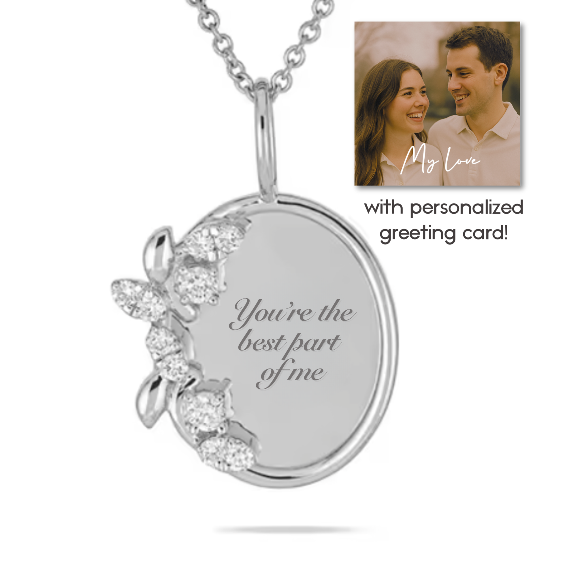 “You’re the best part of me” Necklace For Wife or Girlfriend | S925
