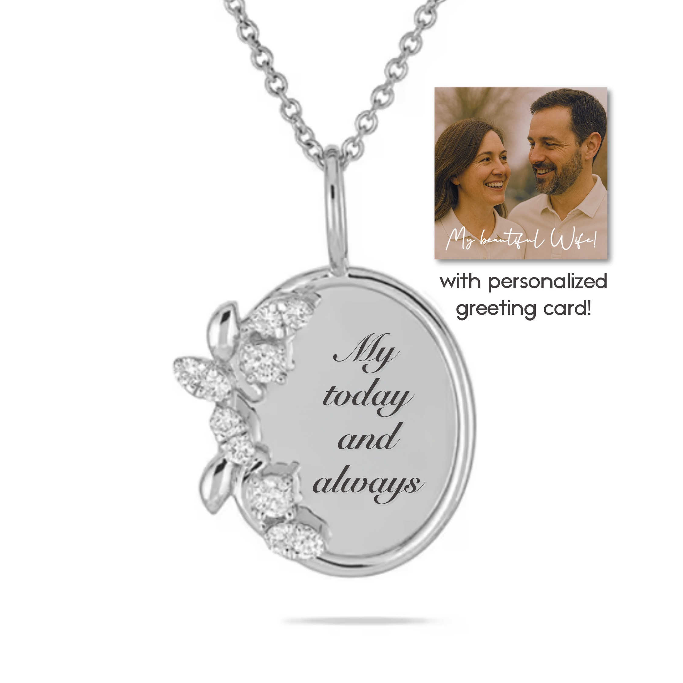 “My Today and Always” Necklace For Wife or Girlfriend | S925