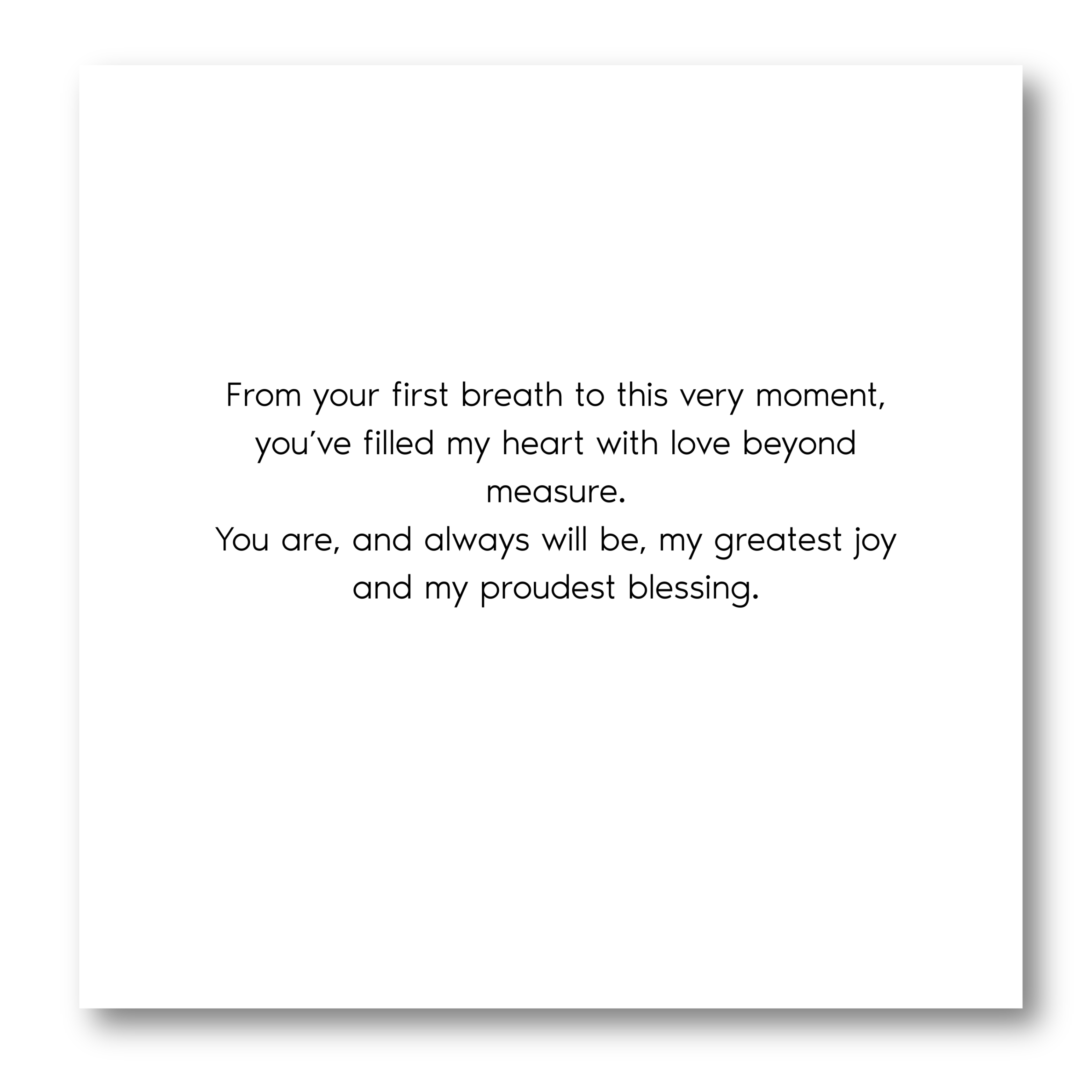 “You Are My Life’s Greatest Joy” Necklace For Daughter | S925