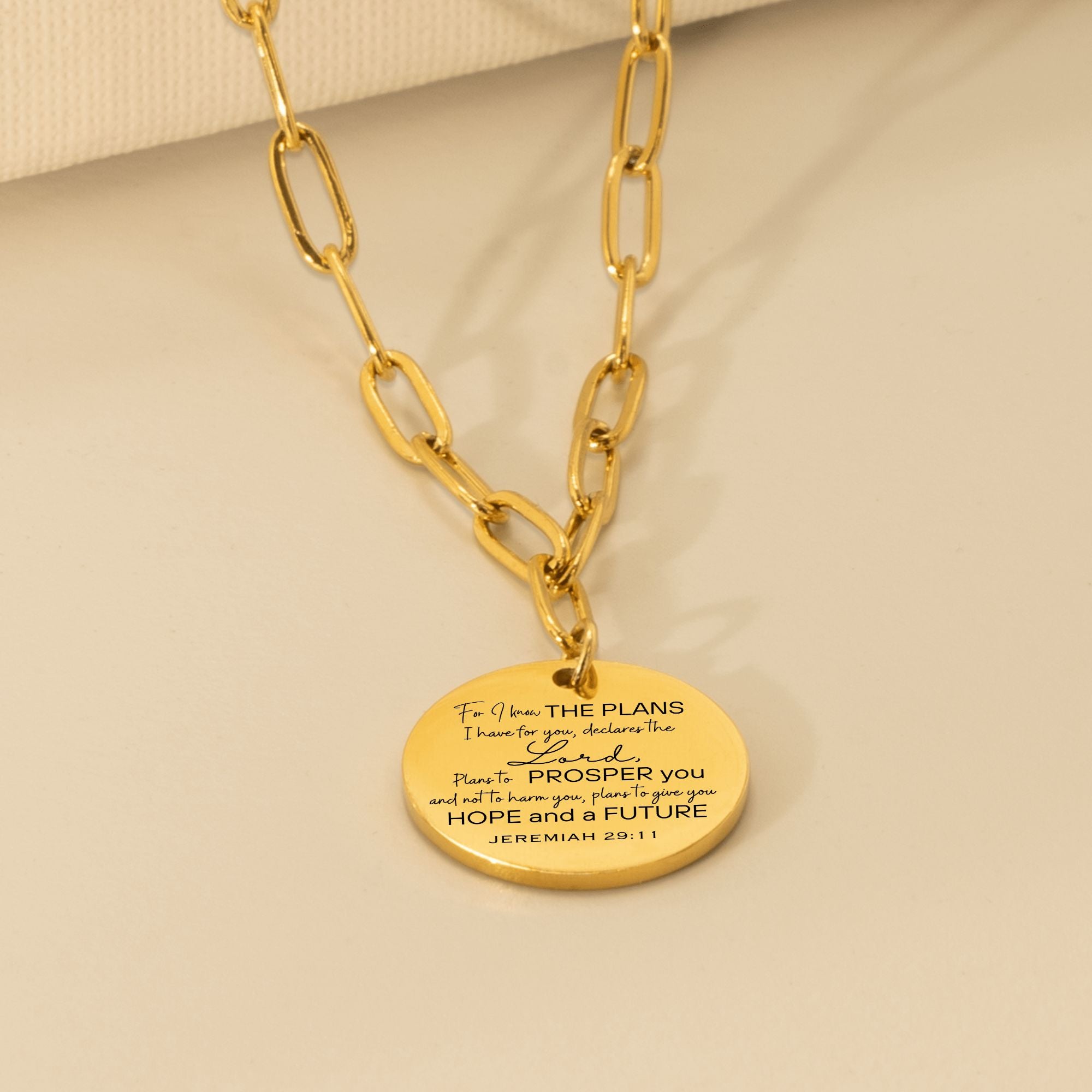 Promise of Hope Necklace - Jeremiah 29:11