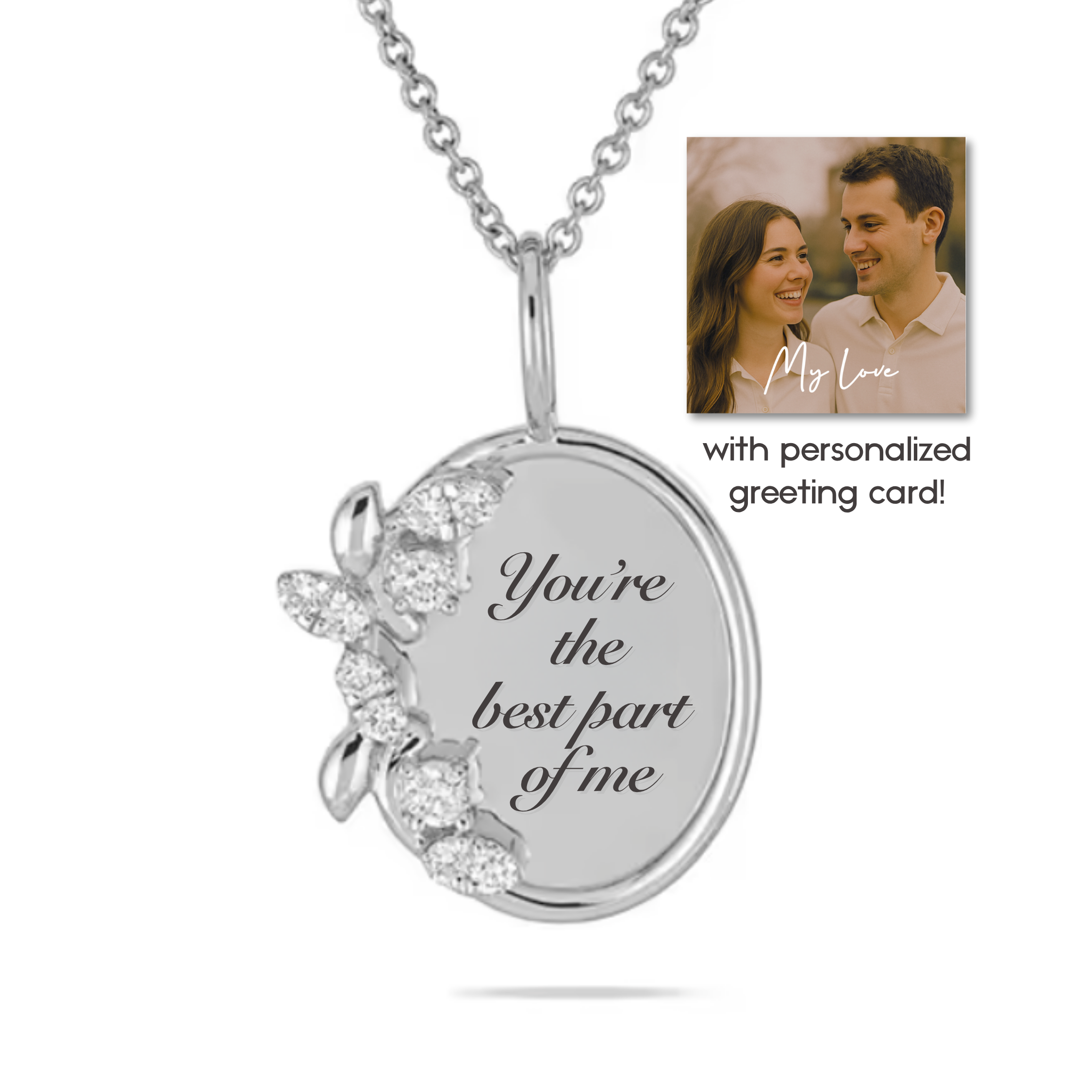 “You’re the best part of me” Necklace For Wife or Girlfriend | S925