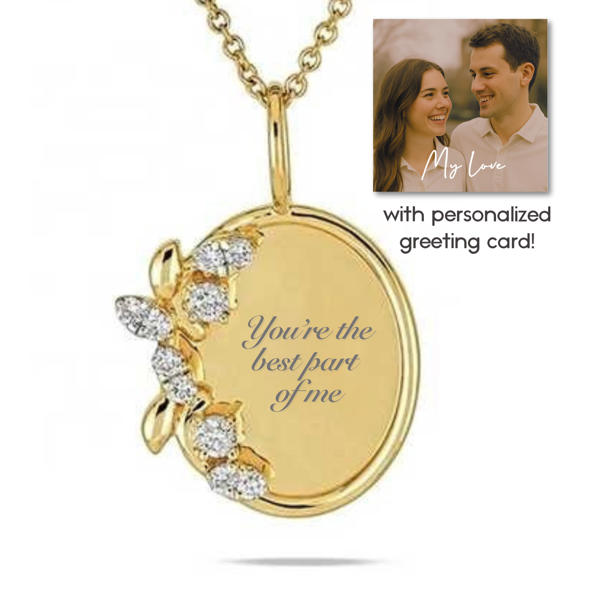 “You’re the best part of me” Necklace For Wife or Girlfriend | S925