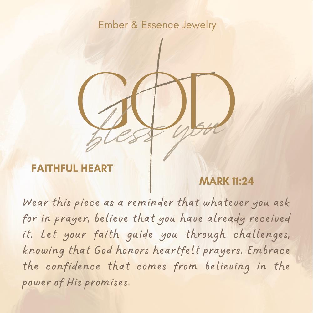 Matthew 11:24 Personalized Bible Verse Heart Necklace or Bracelet
